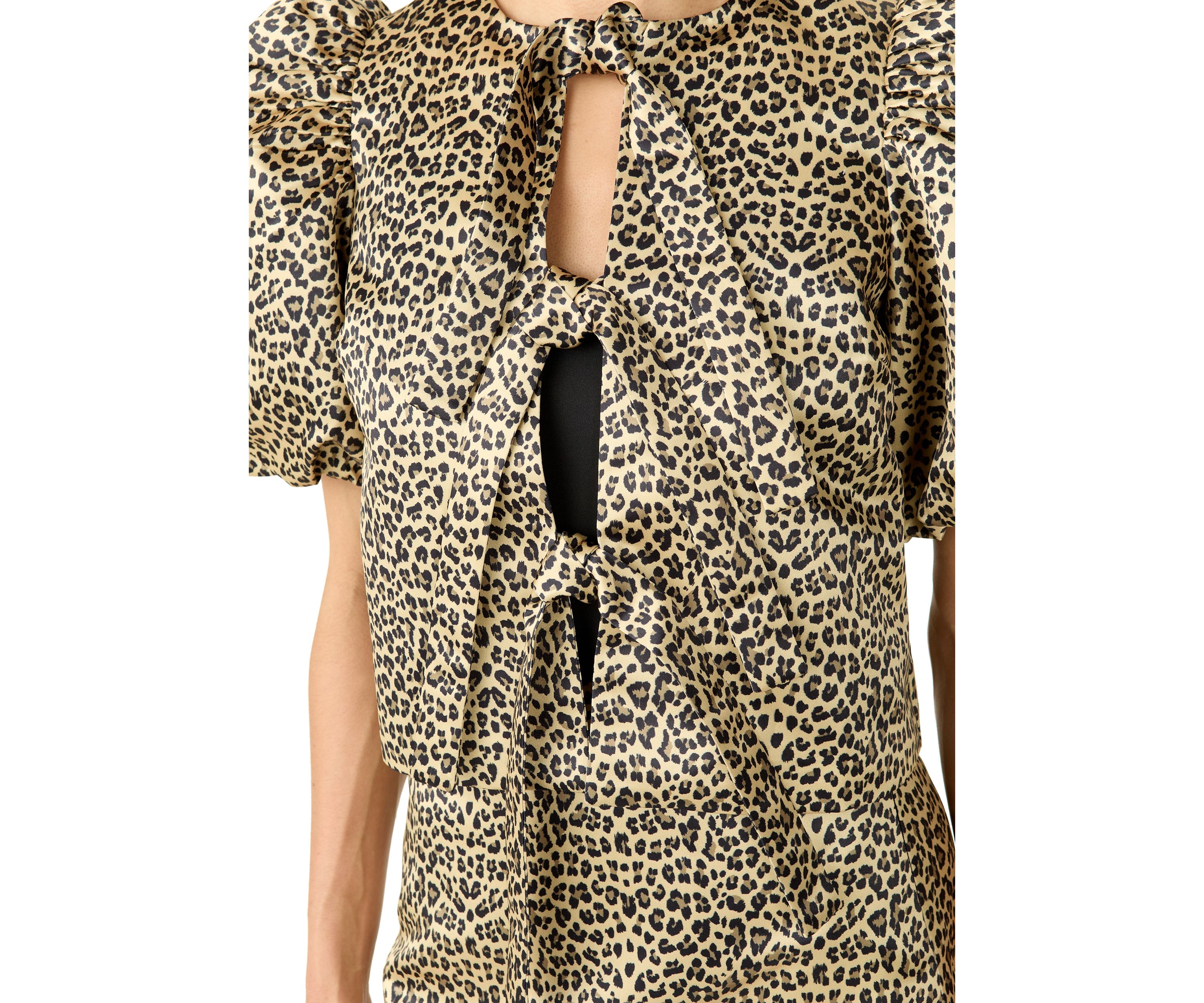 Leopard Bow Top 