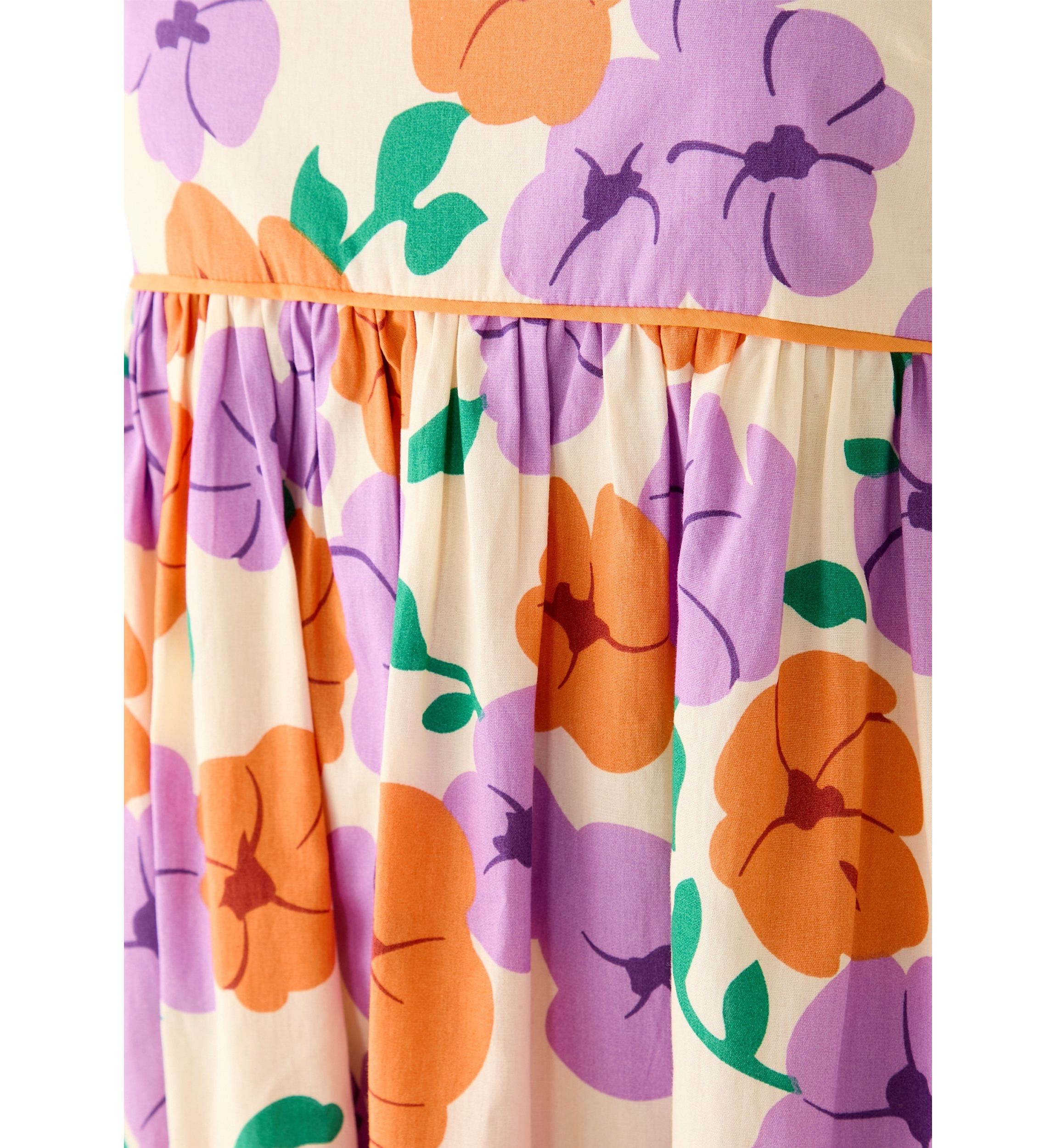 Womens Printed Empire Waist Maxi Dress