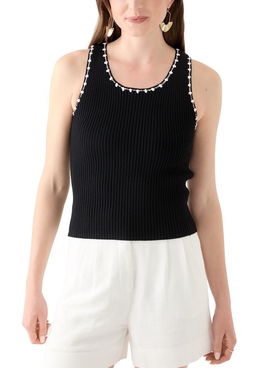 Womens Crochet Knit Top
