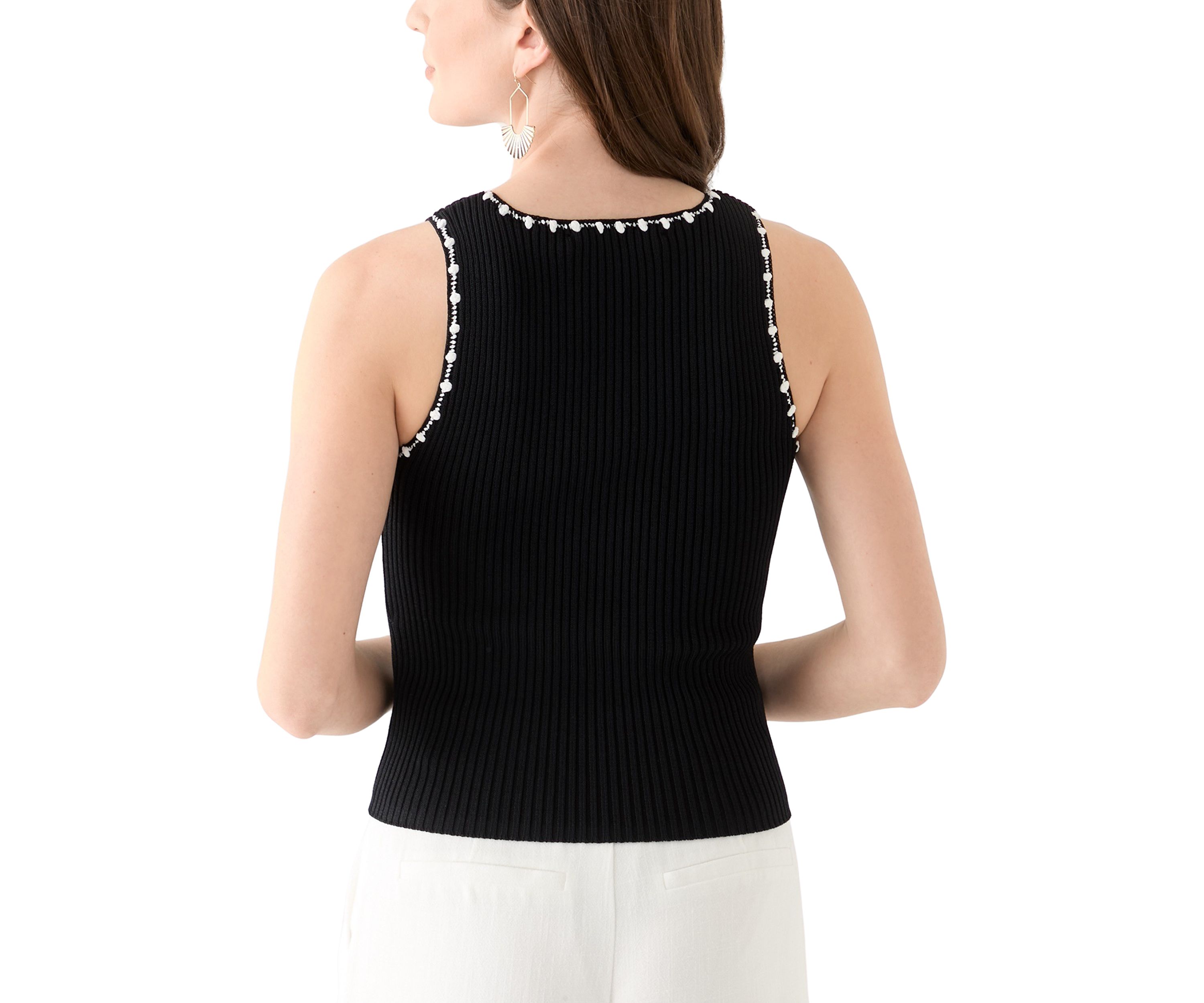 Womens Crochet Knit Top
