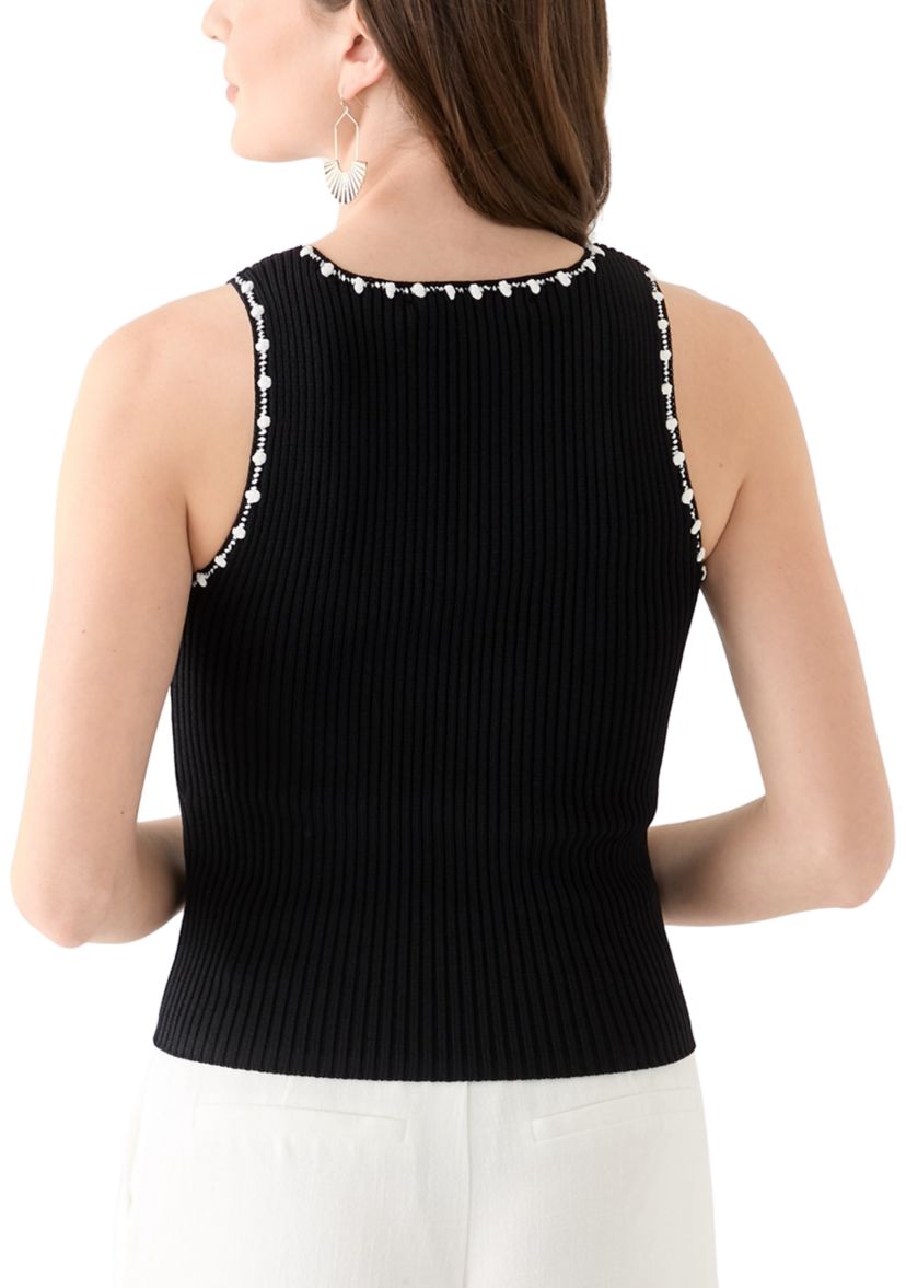 Womens Crochet Knit Top