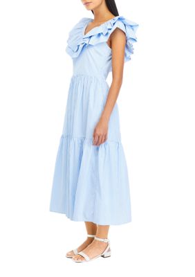 Women's Ruffle Maxi Dress