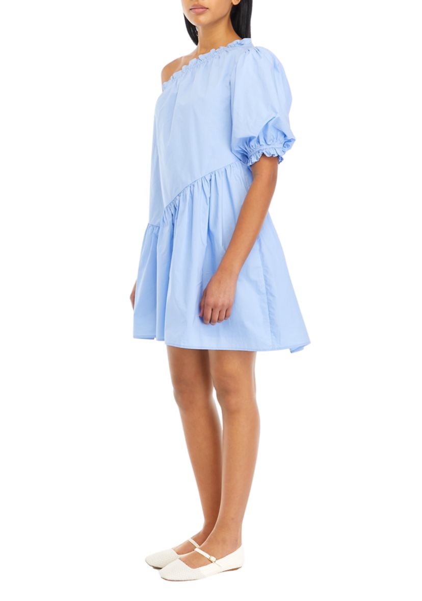 Womens One Shoulder Mini Dress