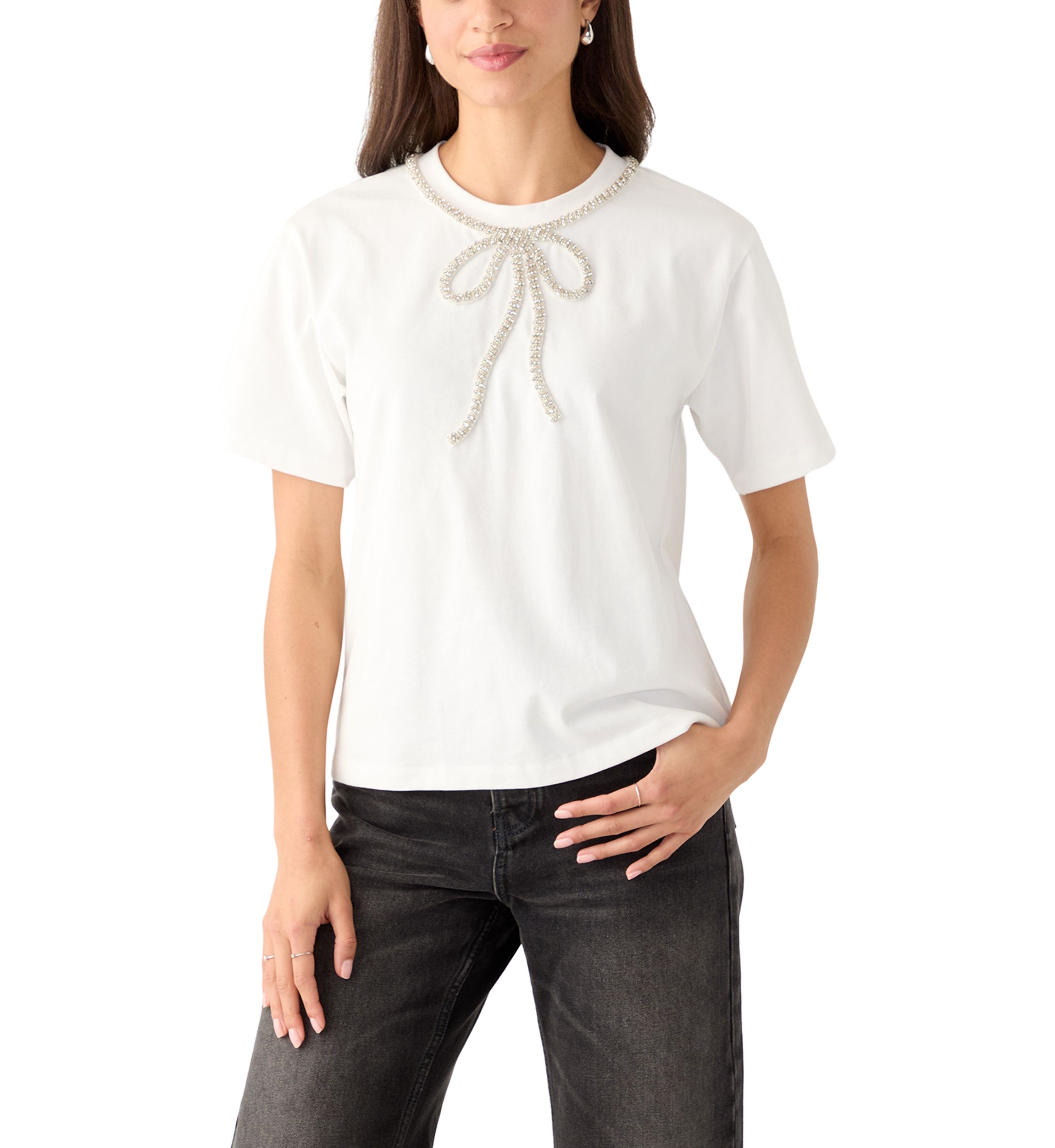Bow Bead Detail Top 