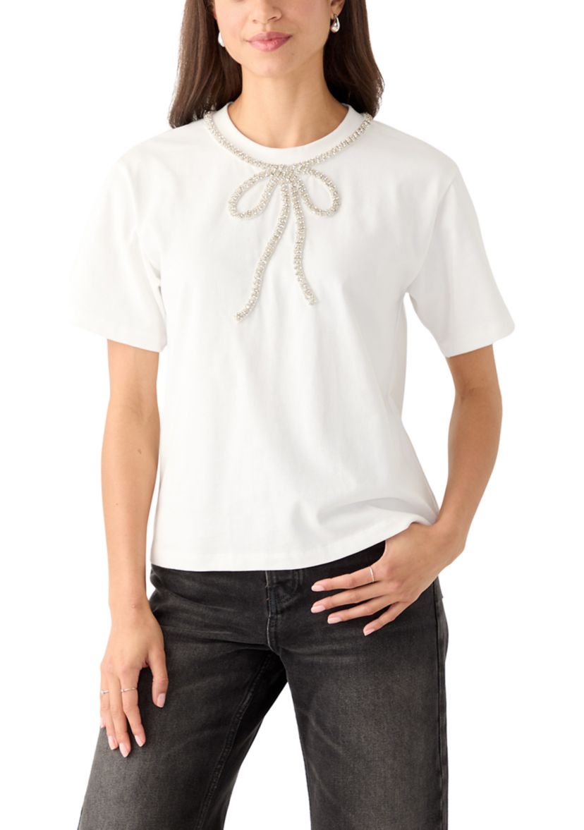 Bow Bead Detail Top 