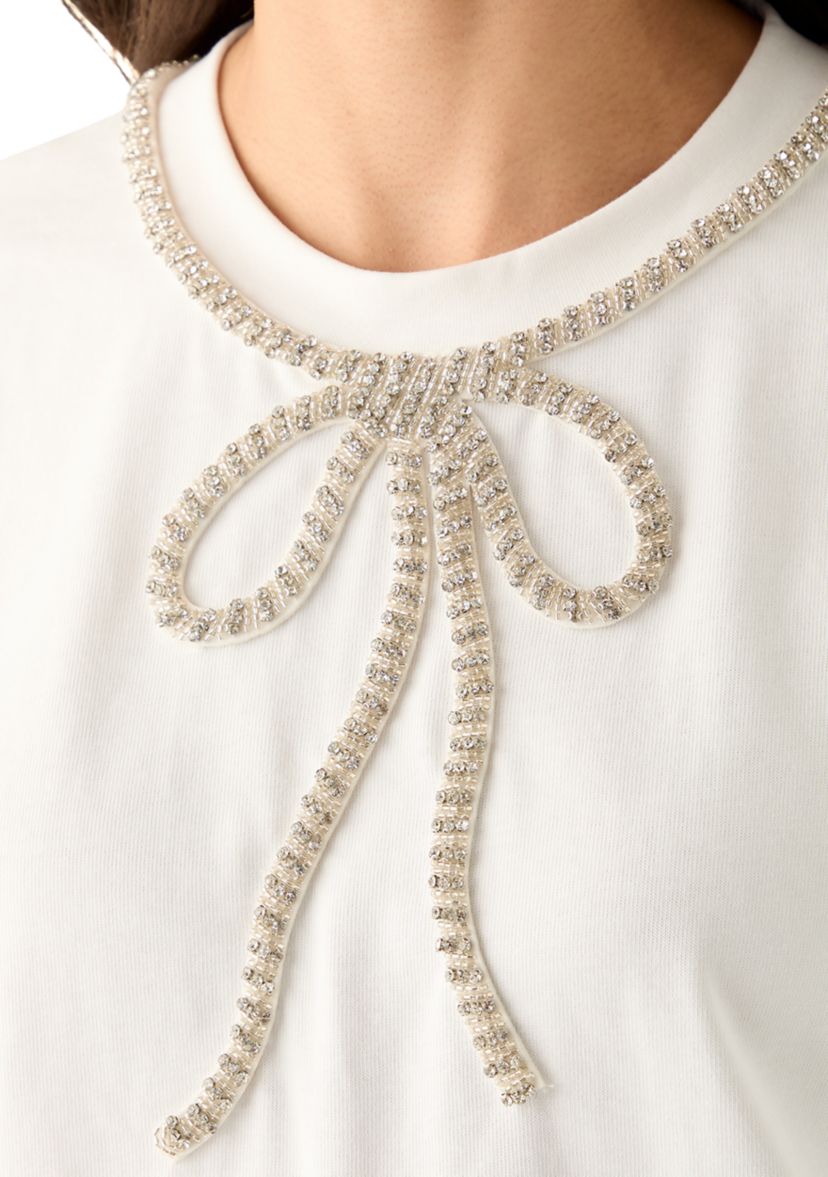 Bow Bead Detail Top 