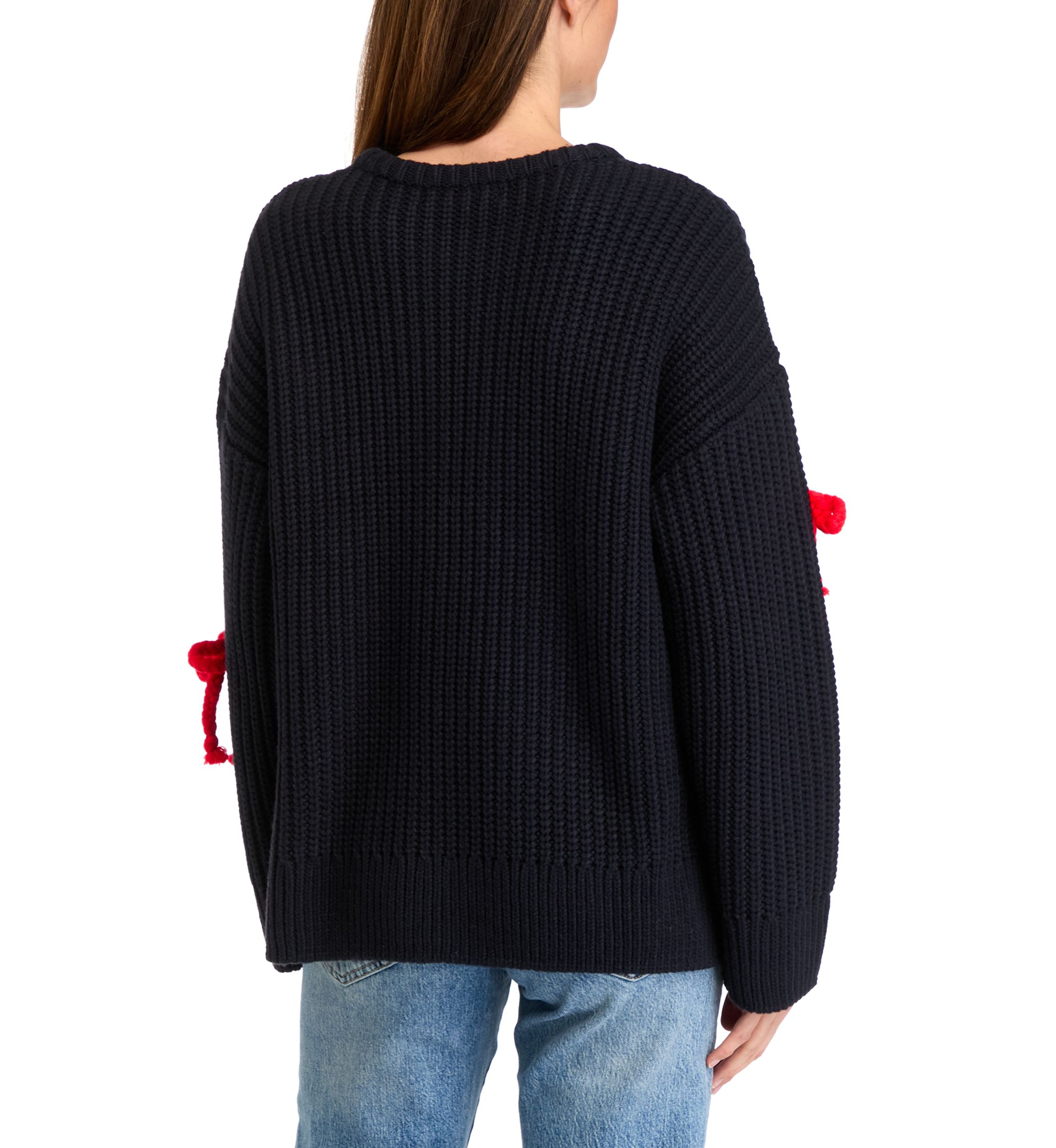 Womens Navy Strong Shoulder Top