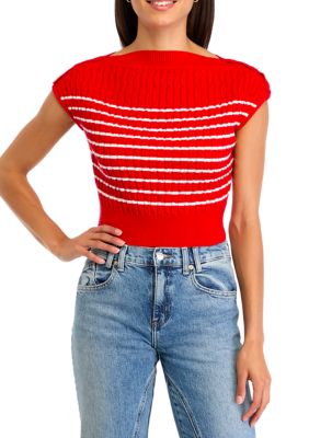 ENGLISH FACTORY Women's Off the Shoulder Top