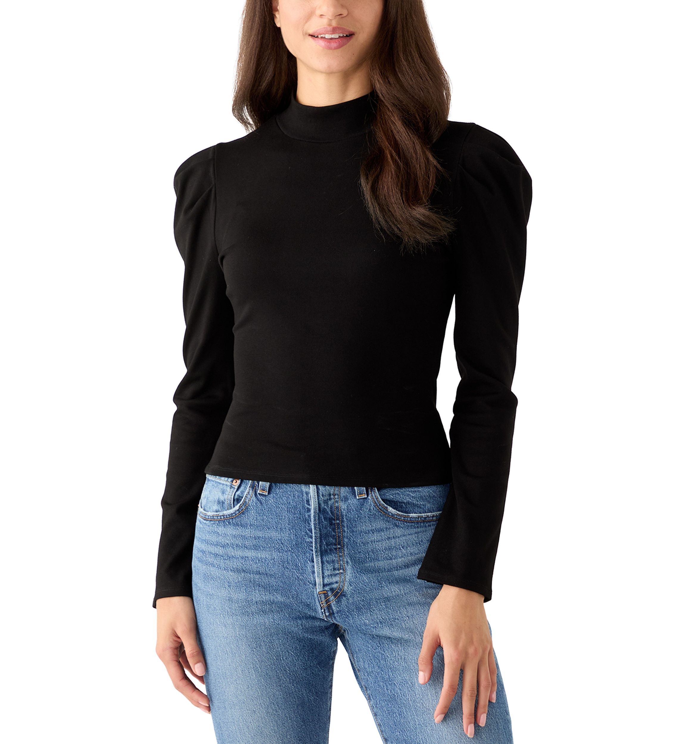 Womens Turtleneck Ribbed Sweater 