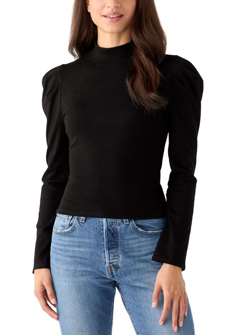 Womens Turtleneck Ribbed Sweater 