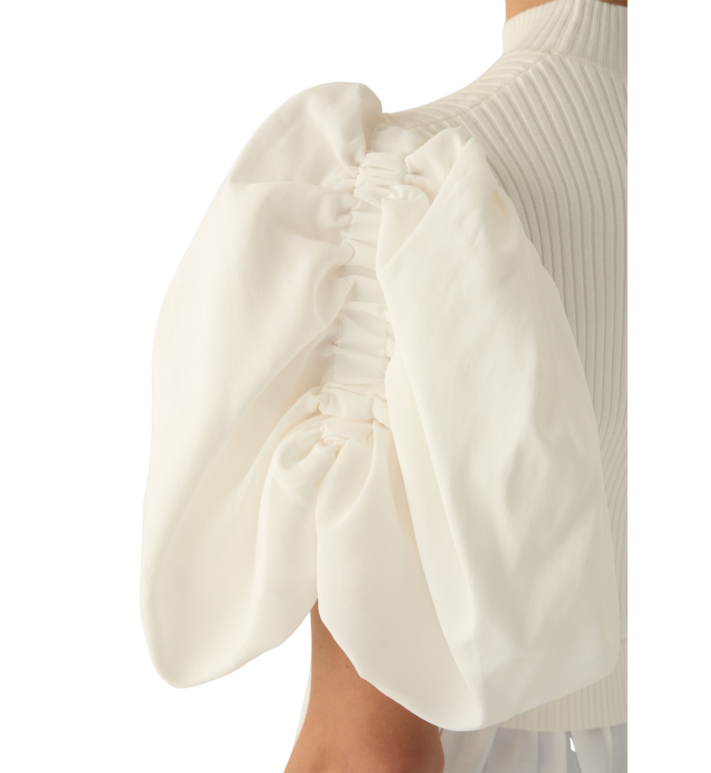 Womens Mixed Media Top