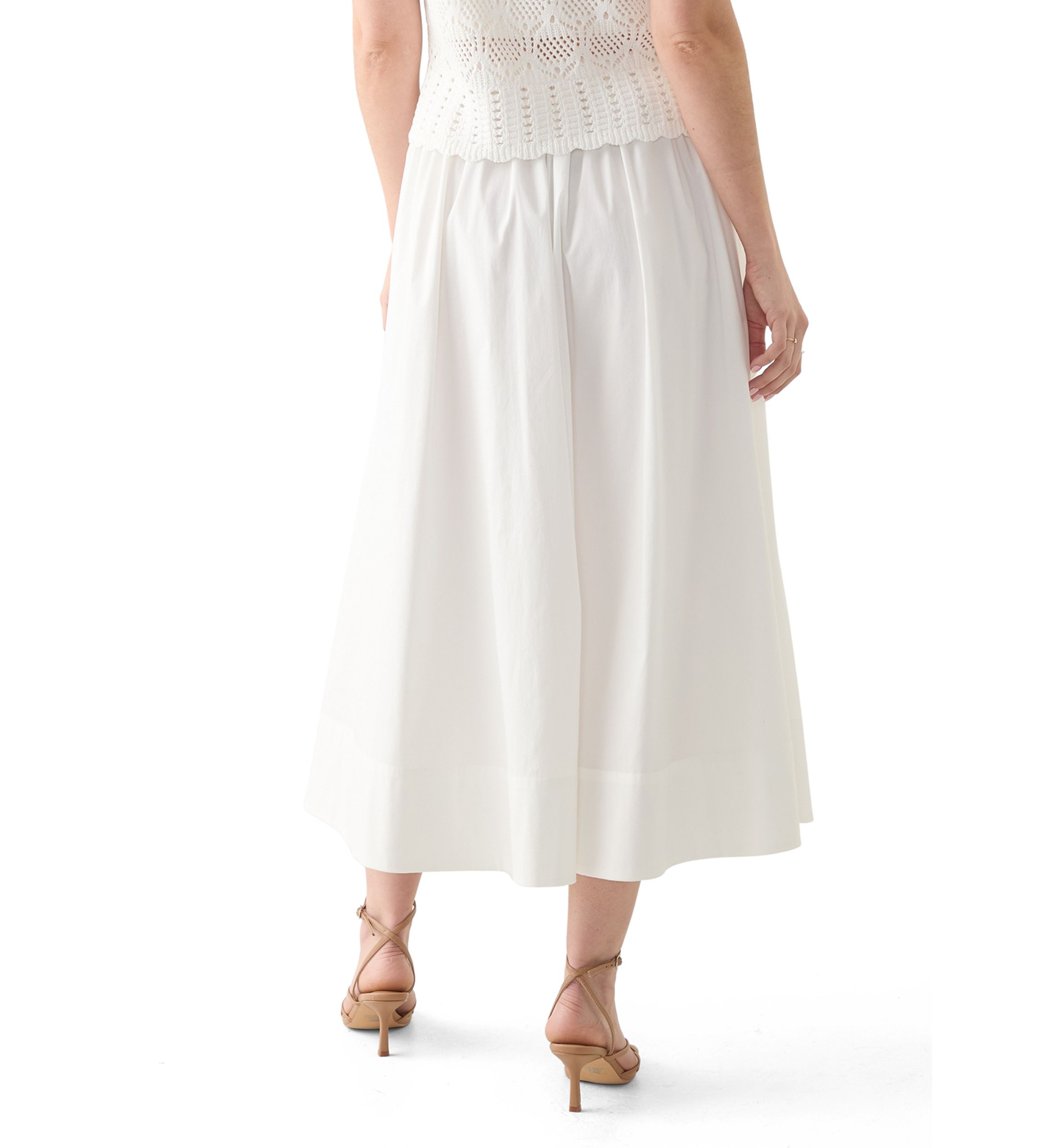 Flared Midi Skirt 
