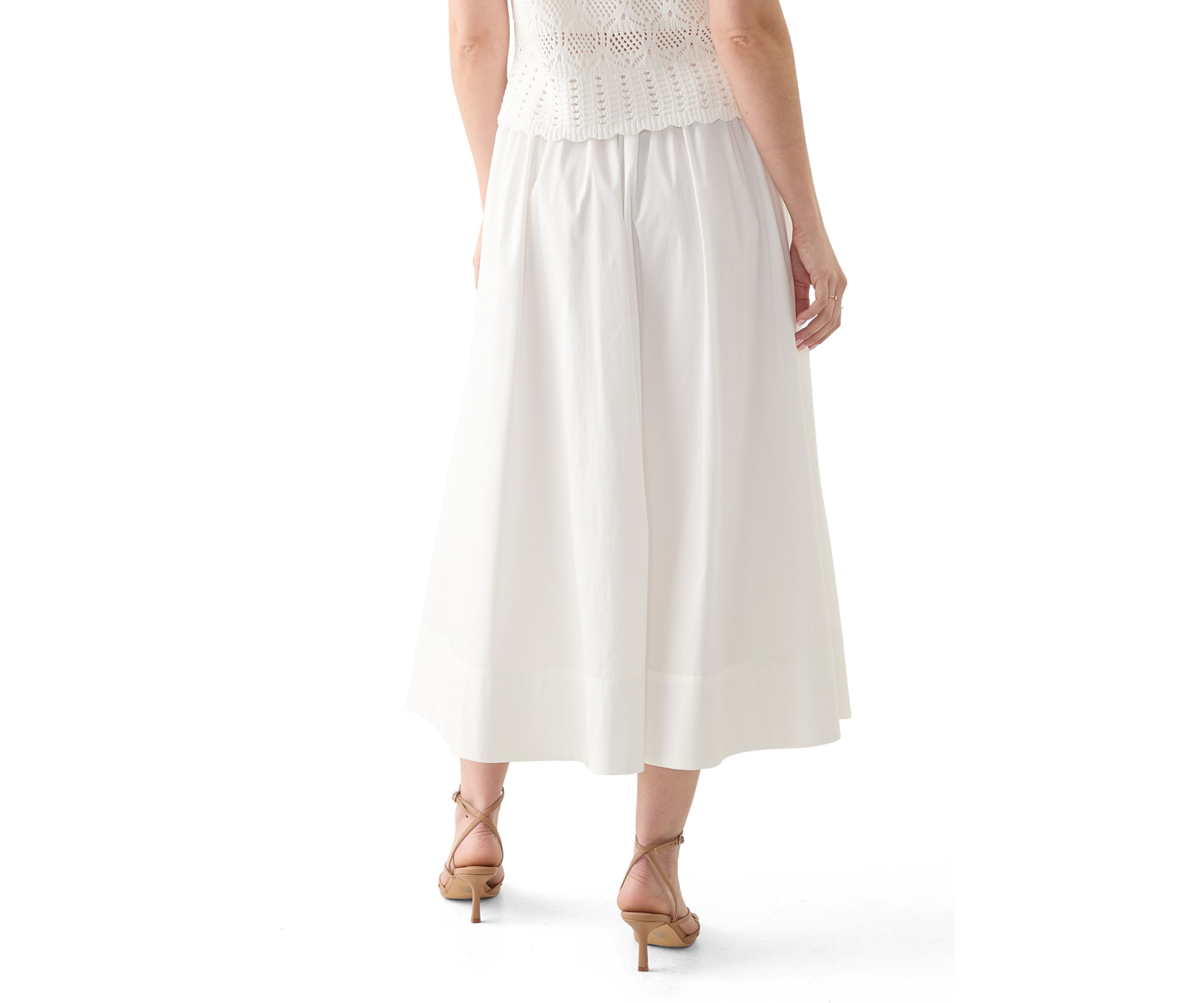 Flared Midi Skirt 
