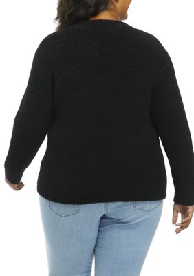 Plus Cozy Round Neck Sweater