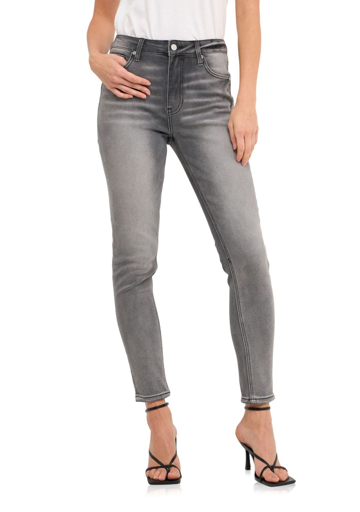 Midi Rise Skinny Jeans