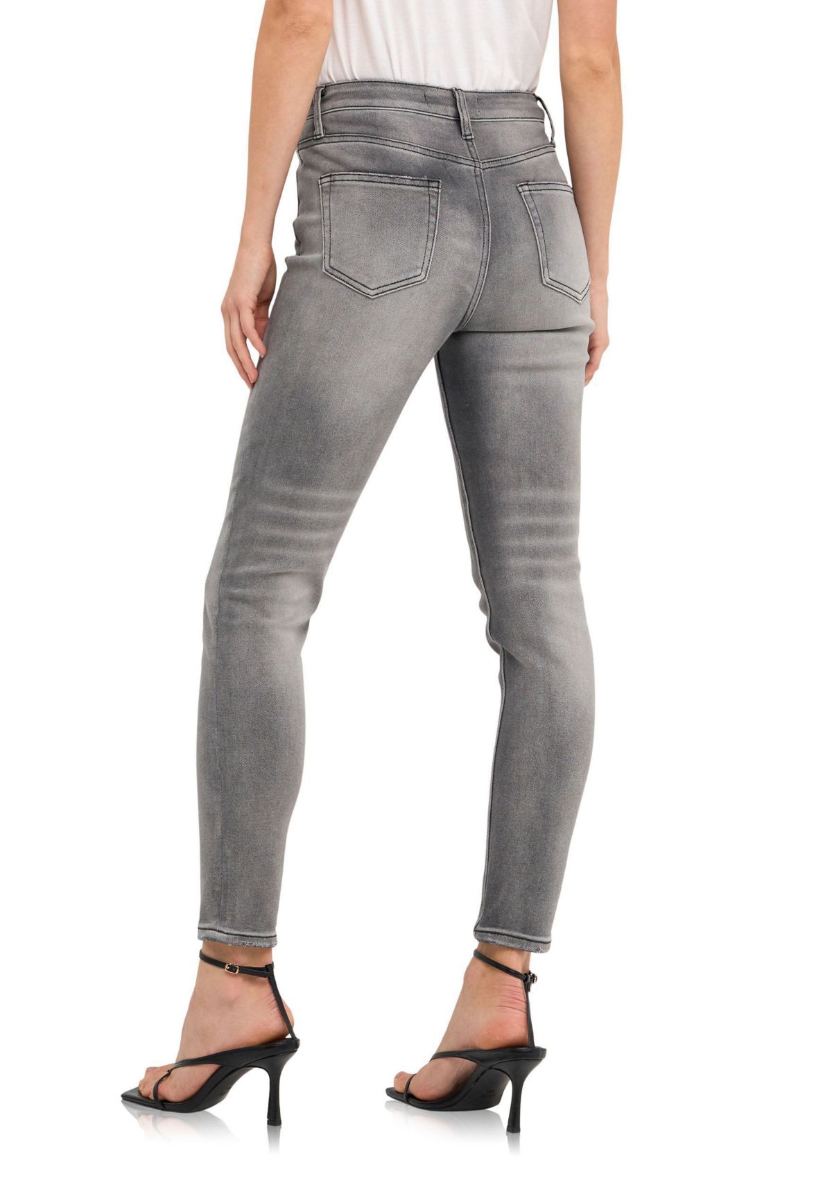 Midi Rise Skinny Jeans