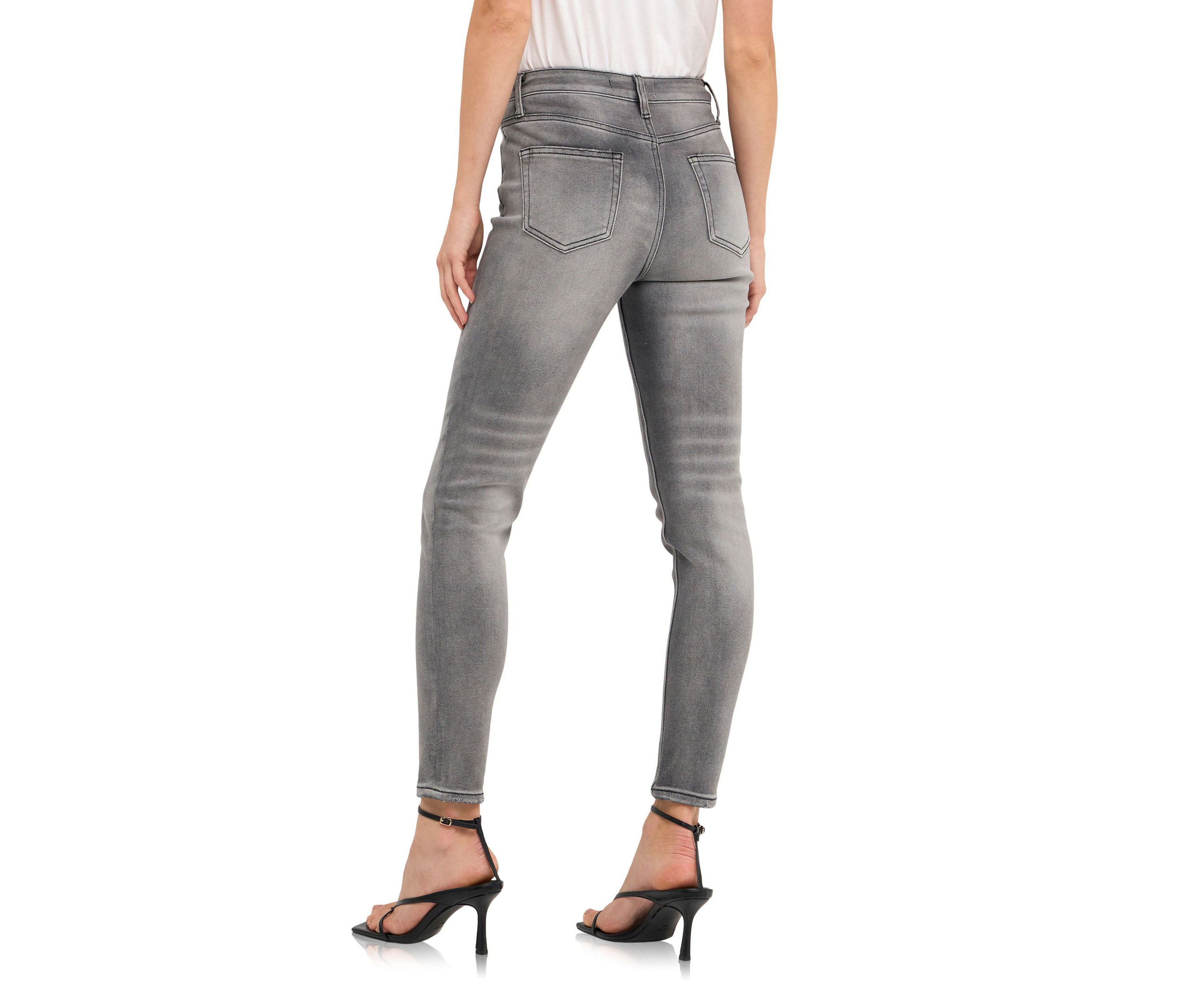 Midi Rise Skinny Jeans