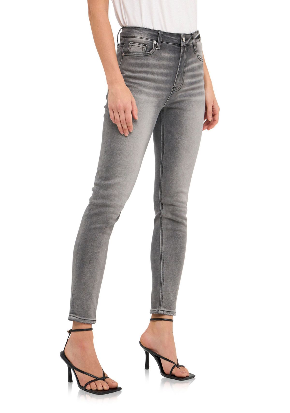 Midi Rise Skinny Jeans