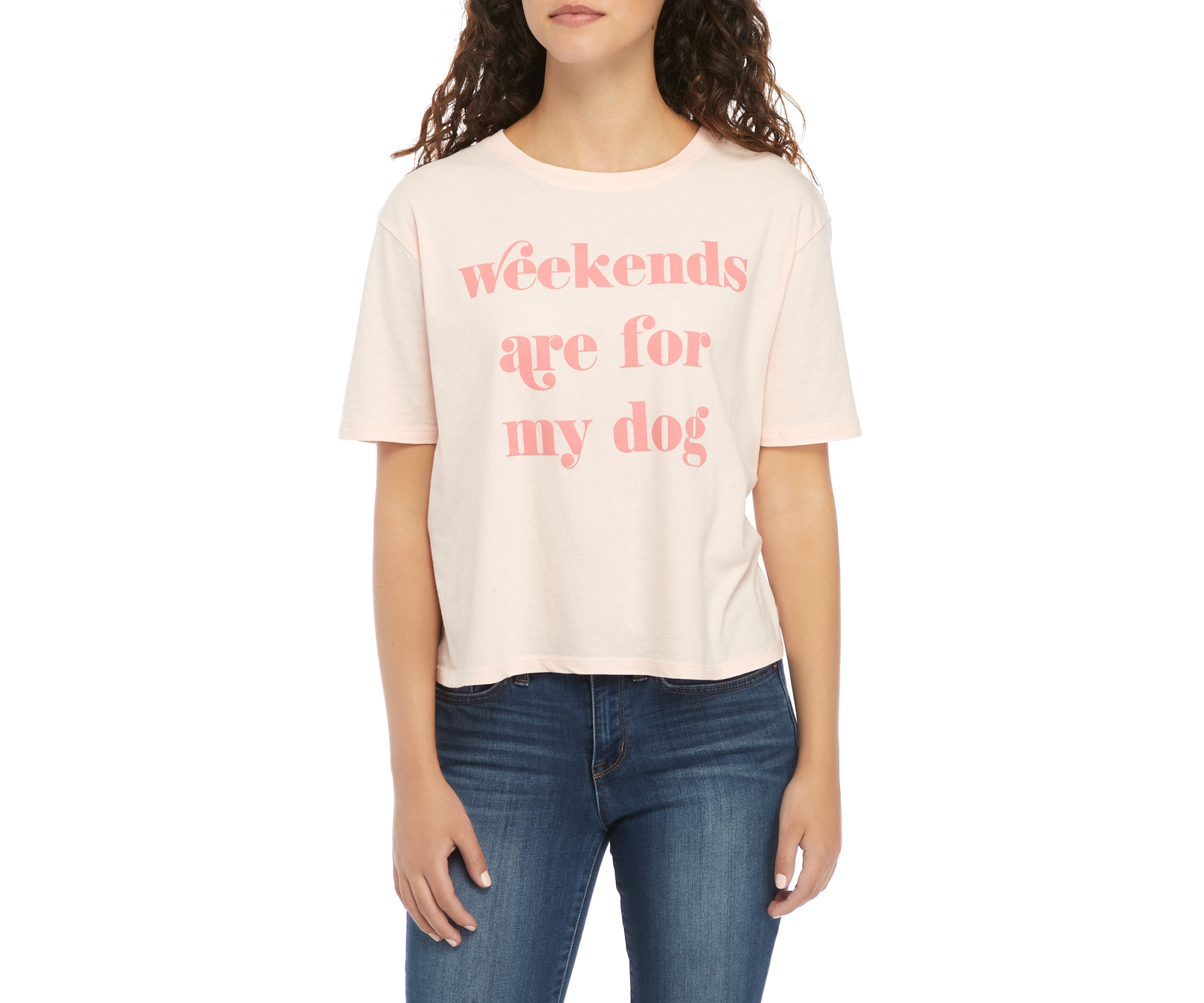 Juniors Weekends Graphic T-Shirt