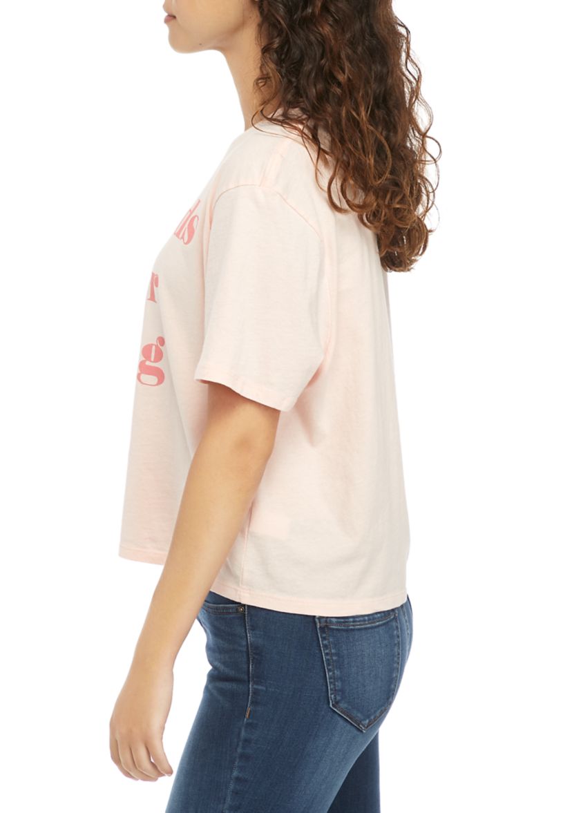 Juniors Weekends Graphic T-Shirt