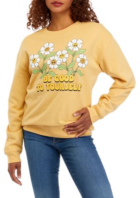 Cold Crush Juniors Good to be Yourself Graphic Sweater belk