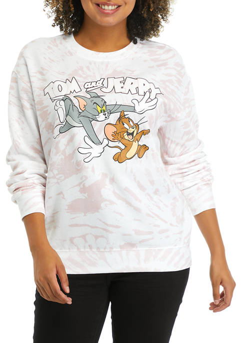 ACDC Juniors Long Sleeve Fleece Tom and Jerry