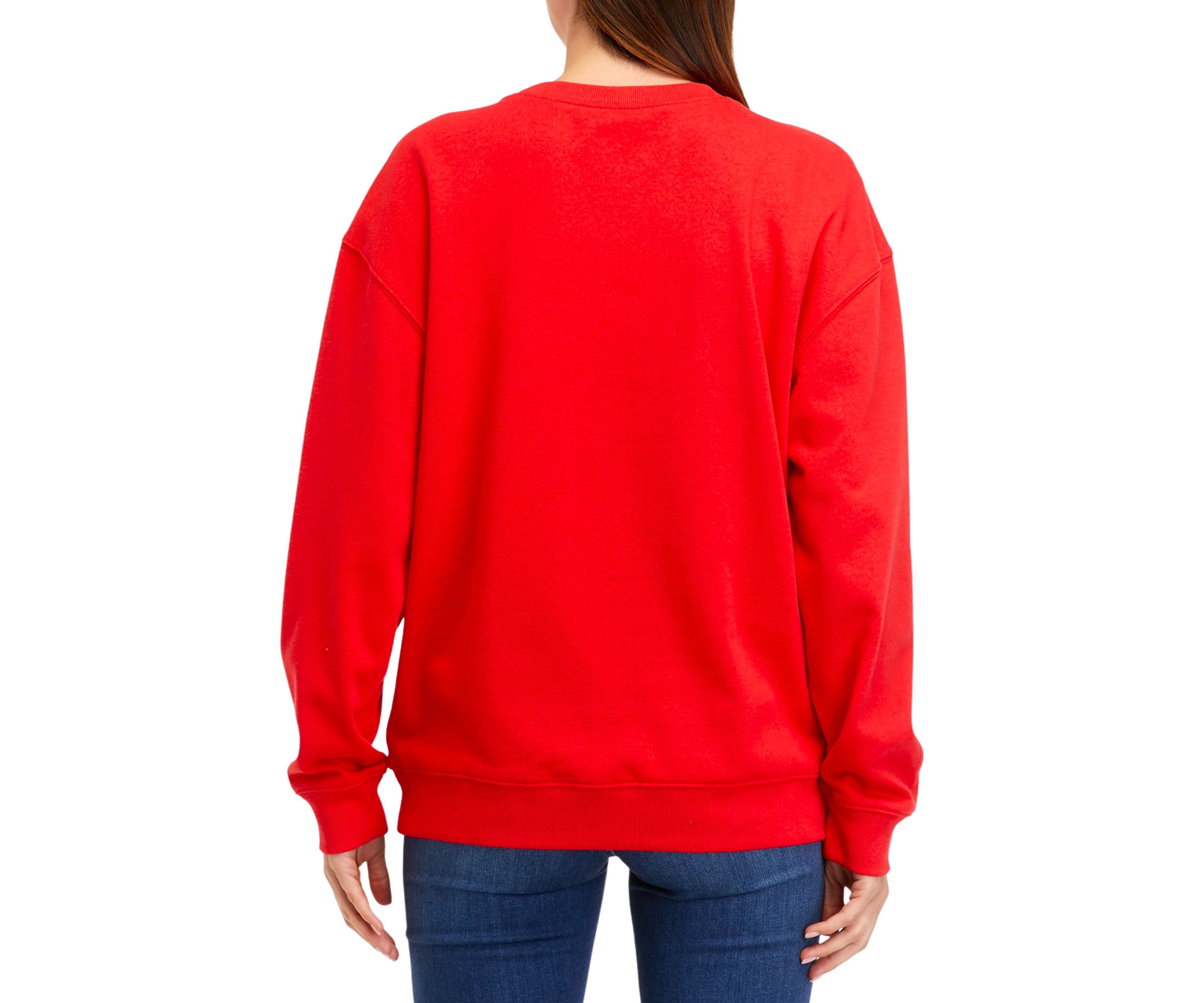 Long Sleeve Oversized Grinch Graphic Sweatshirt