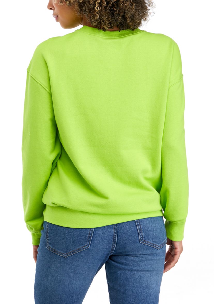 Long Sleeve Naughty Grinch Graphic Pullover