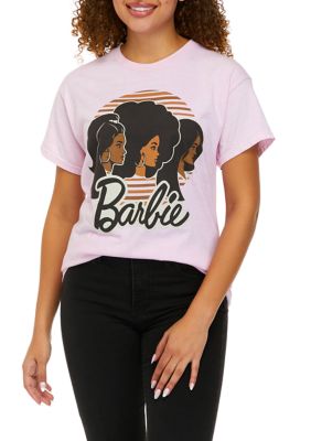 Love Tribe Juniors Short Sleeve Totally Hair Barbie Graphic T Shirt