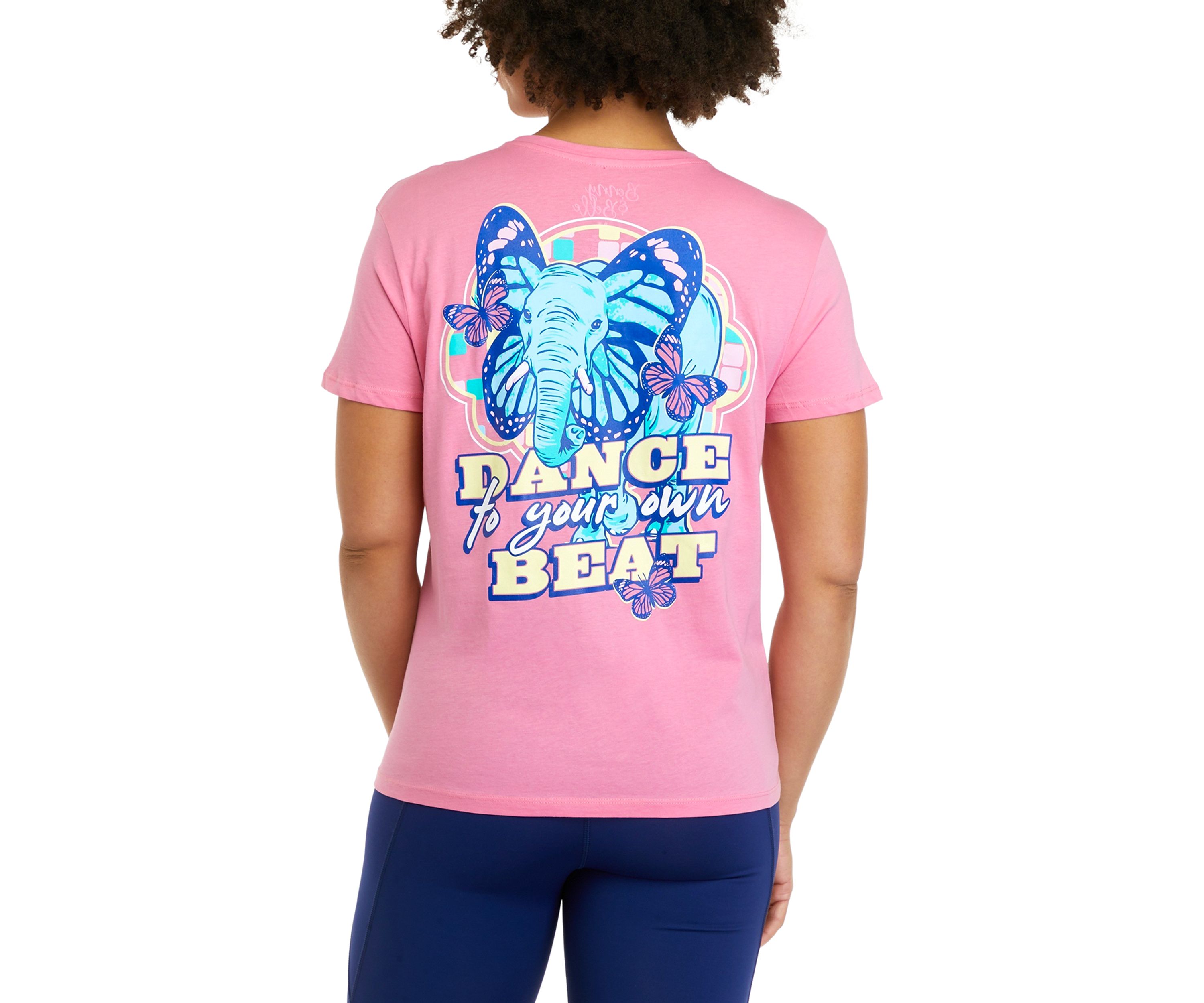 Juniors Short Sleeve Dance To Own Beat Ellie T-Shirt