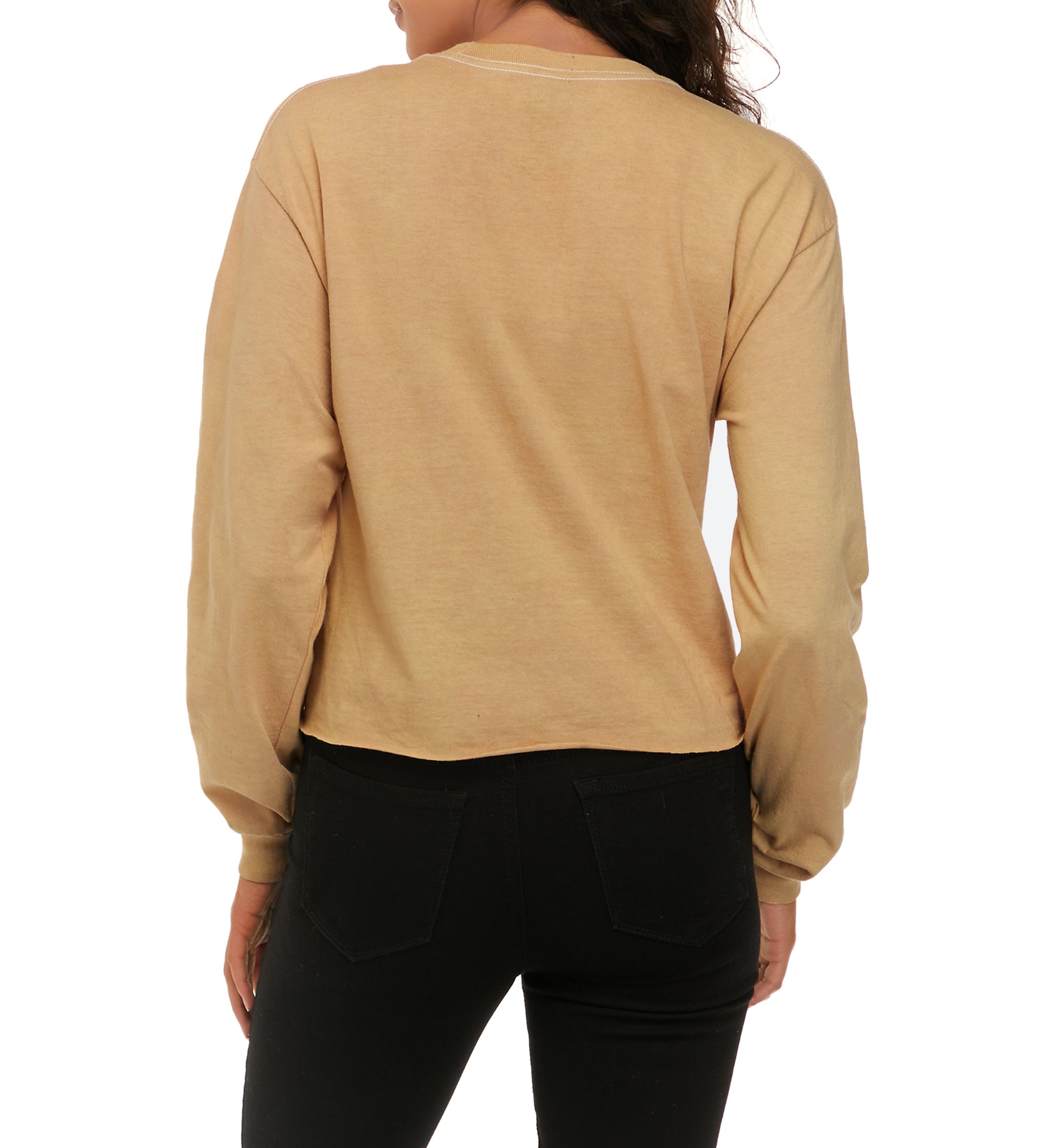 Womens Long Sleeve Latina Culture Shop Graphic T-Shirt