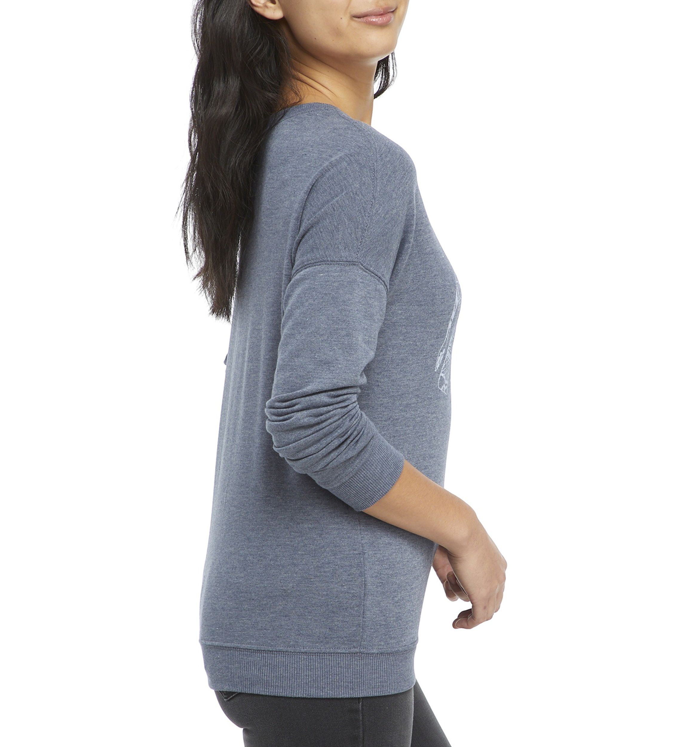 Juniors Long Sleeve Elephant Sweatshirt