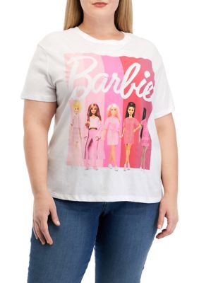 BARBIE Plus Size Short Sleeve Graphic T Shirt