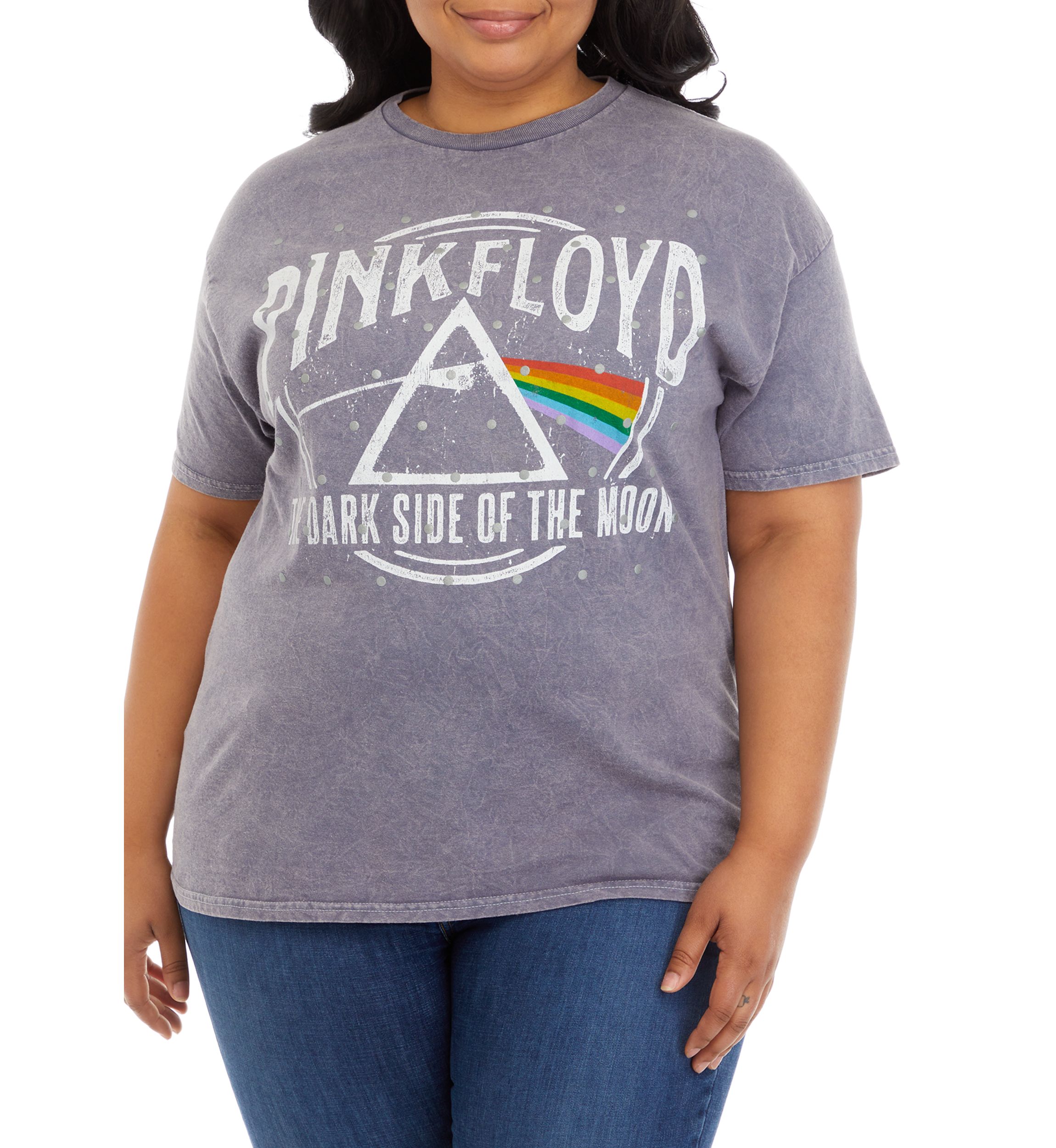 ACDC Plus Size Pink Floyd Prism Graphic T-Shirt | Belk