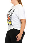 Plus Size Long Sleeve Mickey Graphic T-Shirt 