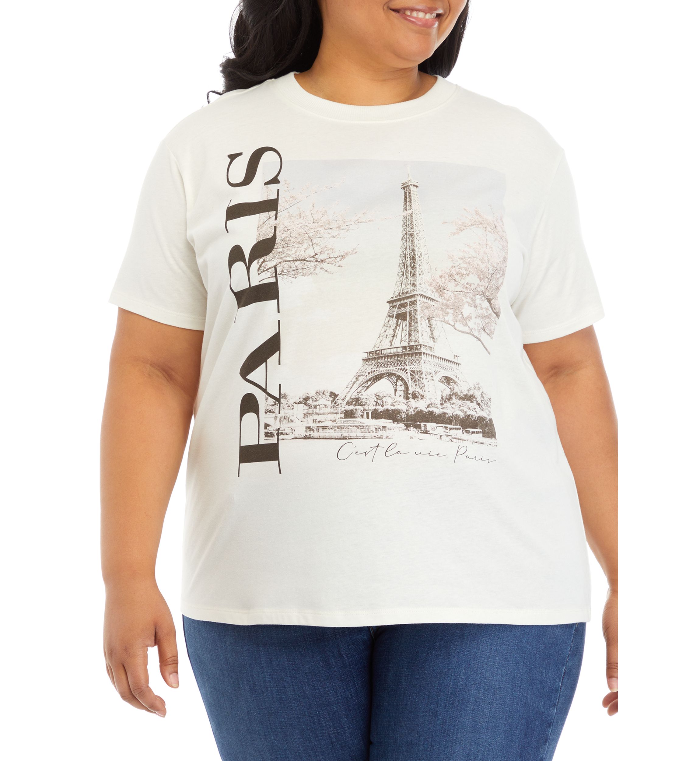Plus Size Paris Graphic T-Shirt