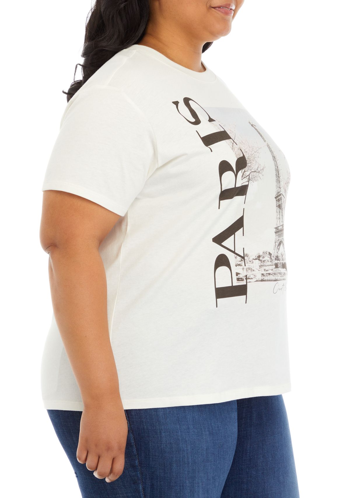 Plus Size Paris Graphic T-Shirt