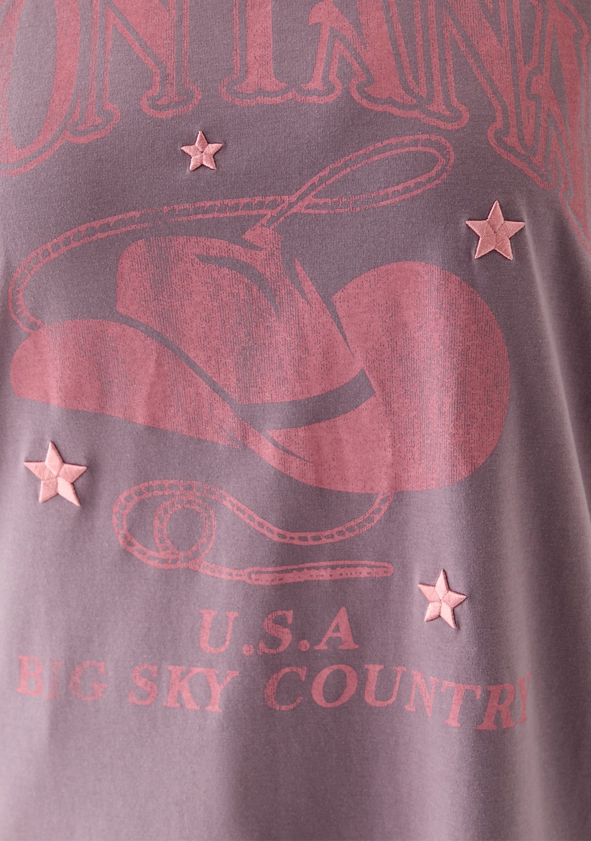 Plus Size Montana Cowboy Graphic T-Shirt