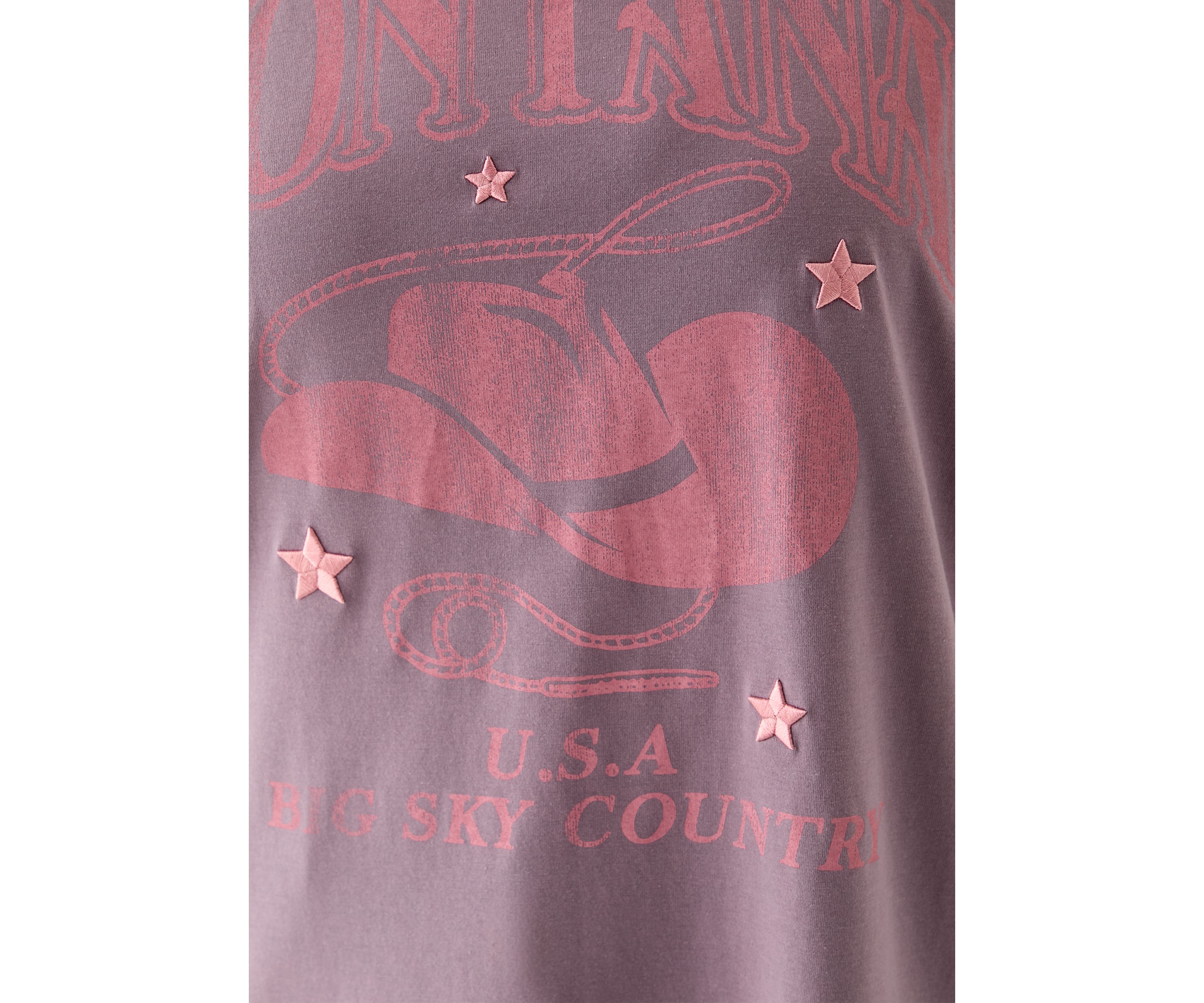 Plus Size Montana Cowboy Graphic T-Shirt