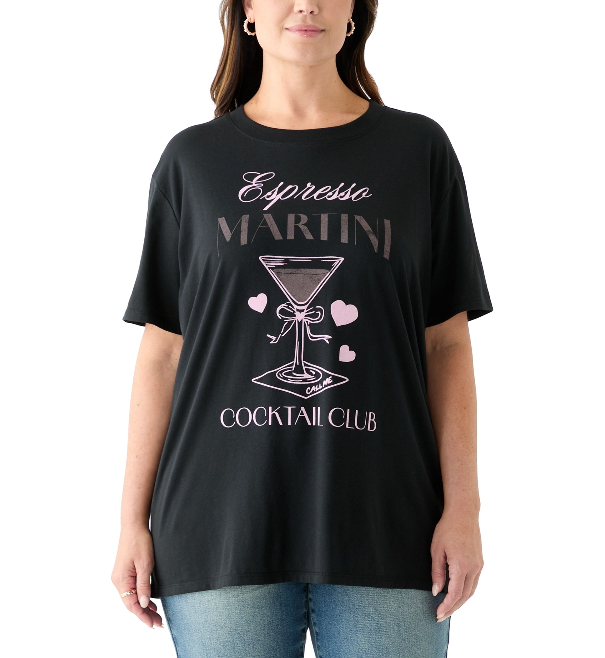 Plus Size Espresso Martini Graphic T-Shirt 