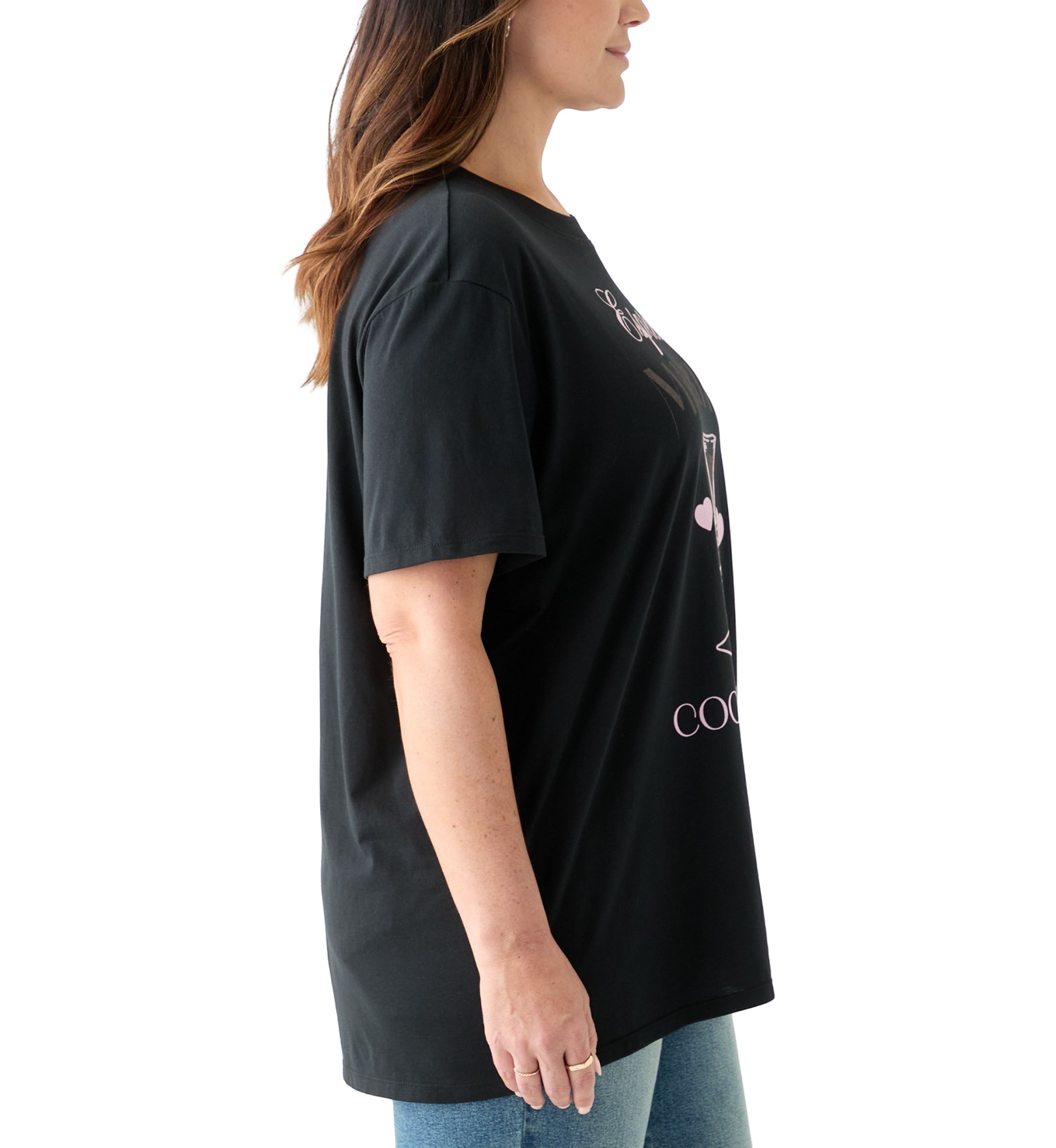 Plus Size Espresso Martini Graphic T-Shirt 