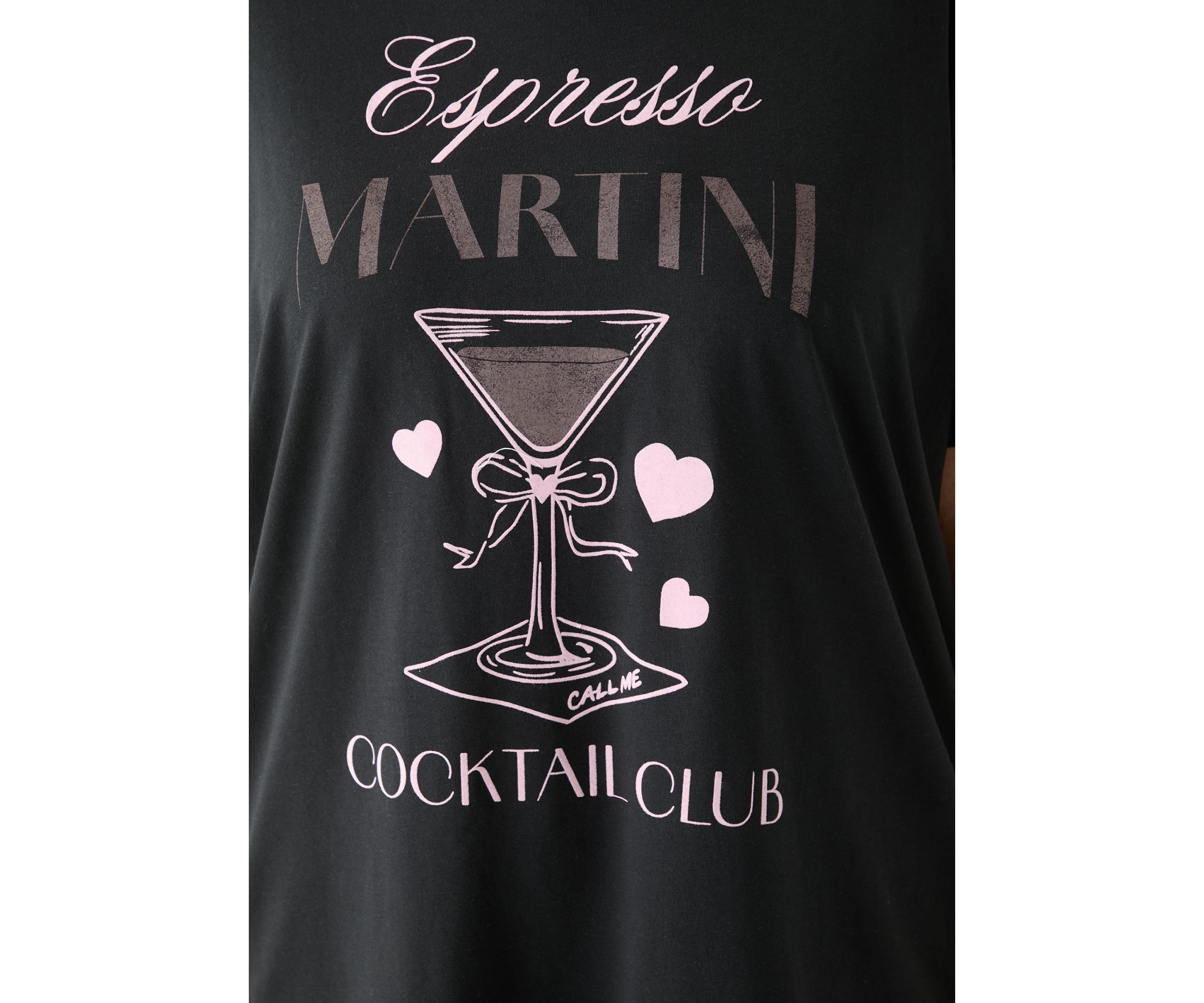 Plus Size Espresso Martini Graphic T-Shirt 