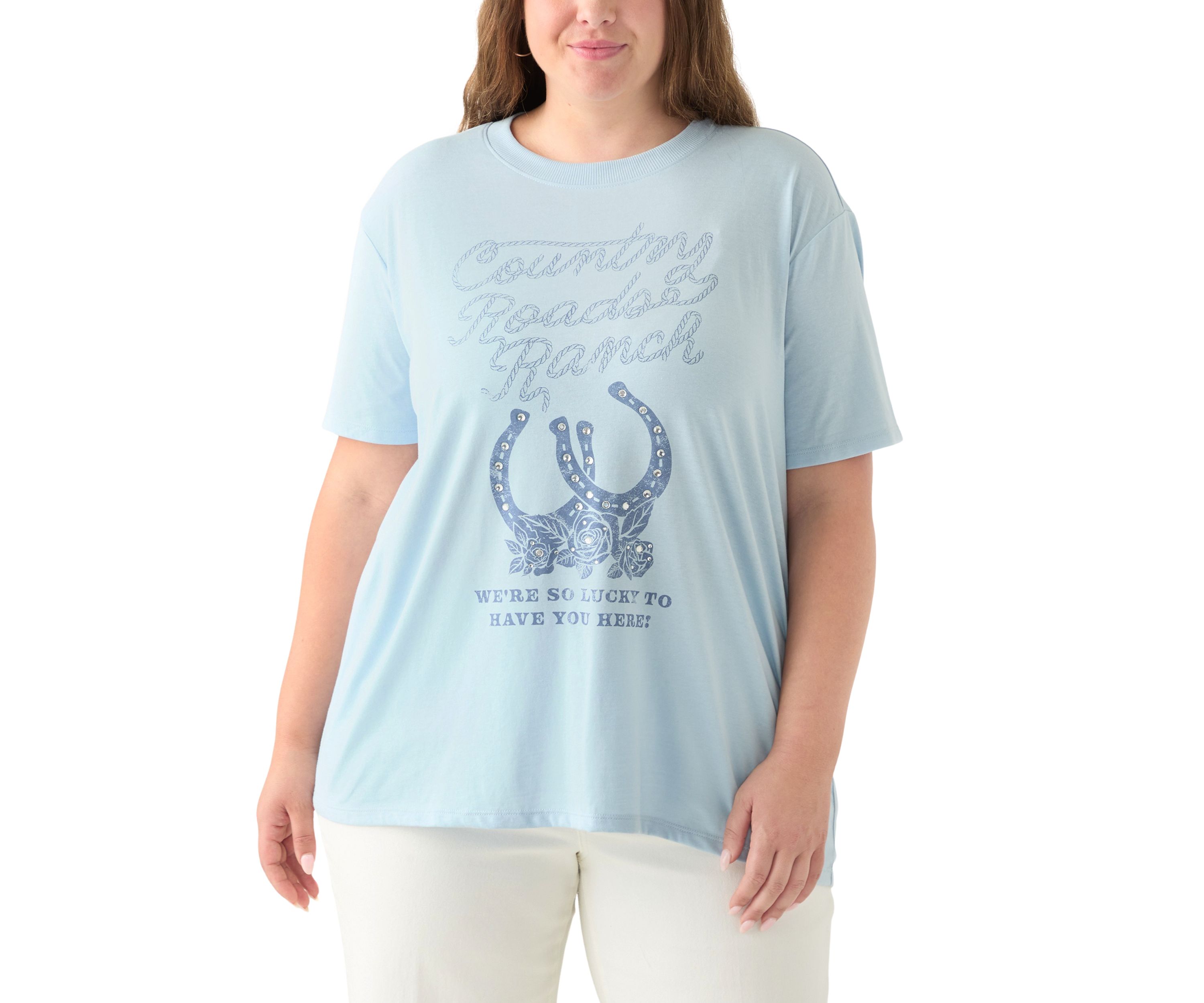 Plus Size Country Roads Ranch Graphic T-Shirt
