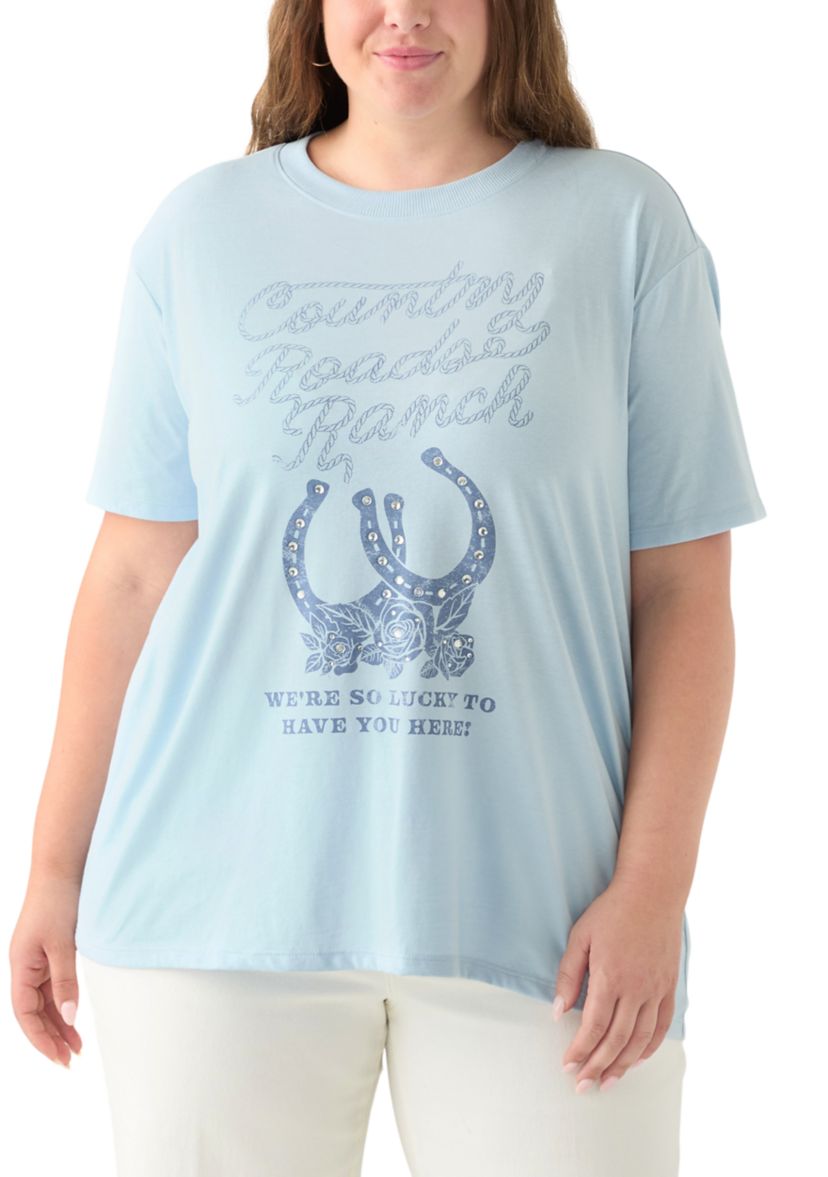Plus Size Country Roads Ranch Graphic T-Shirt