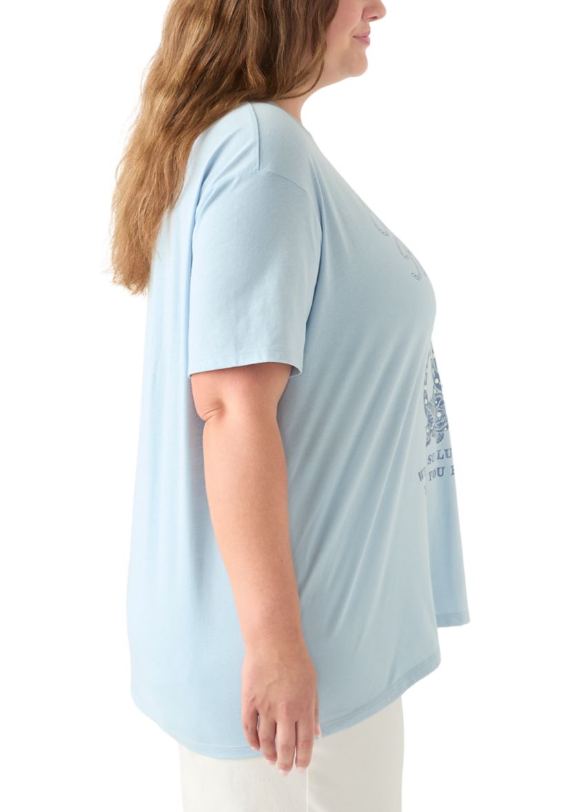Plus Size Country Roads Ranch Graphic T-Shirt