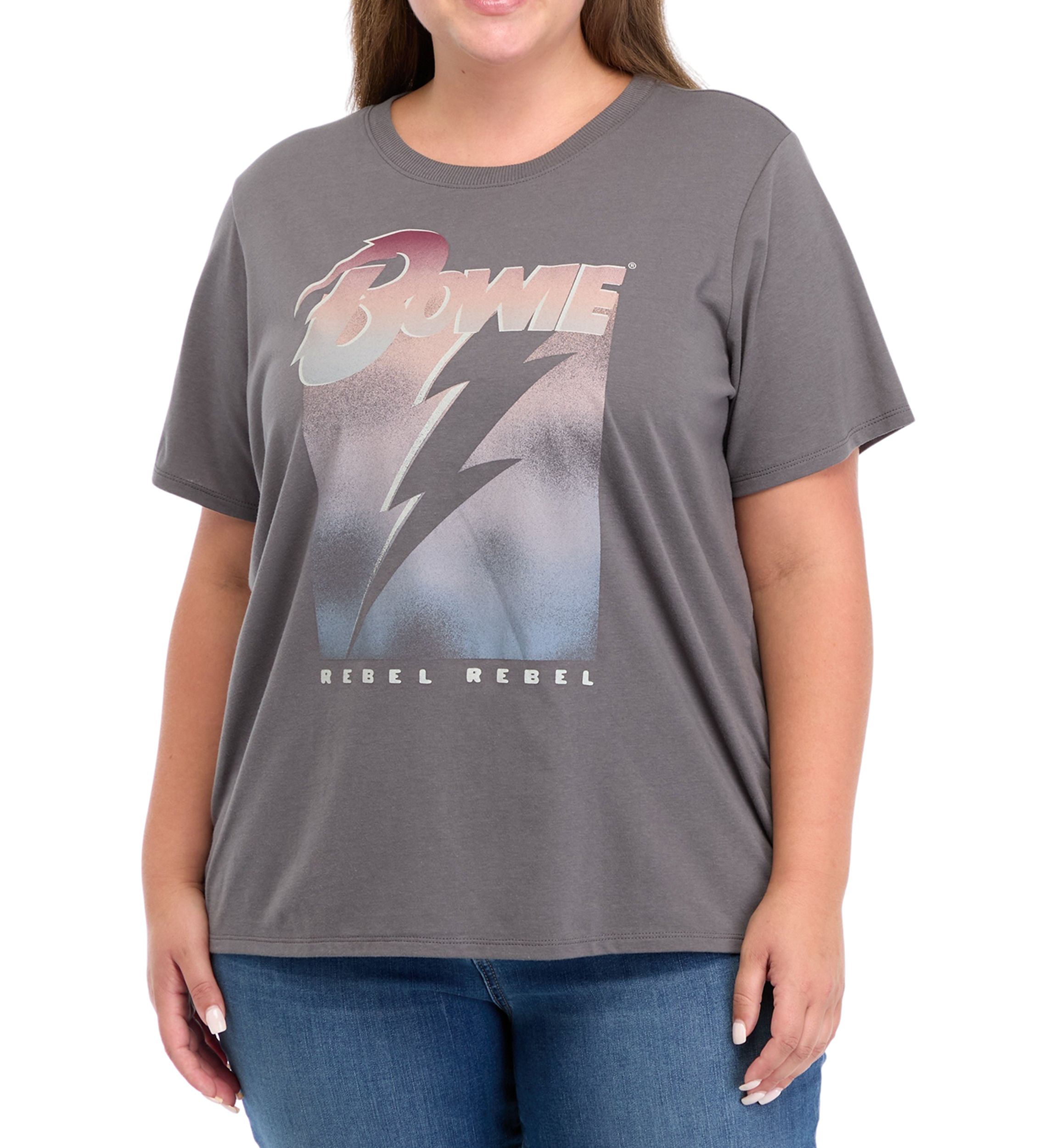 Plus Size Bowie Graphic T-Shirt 