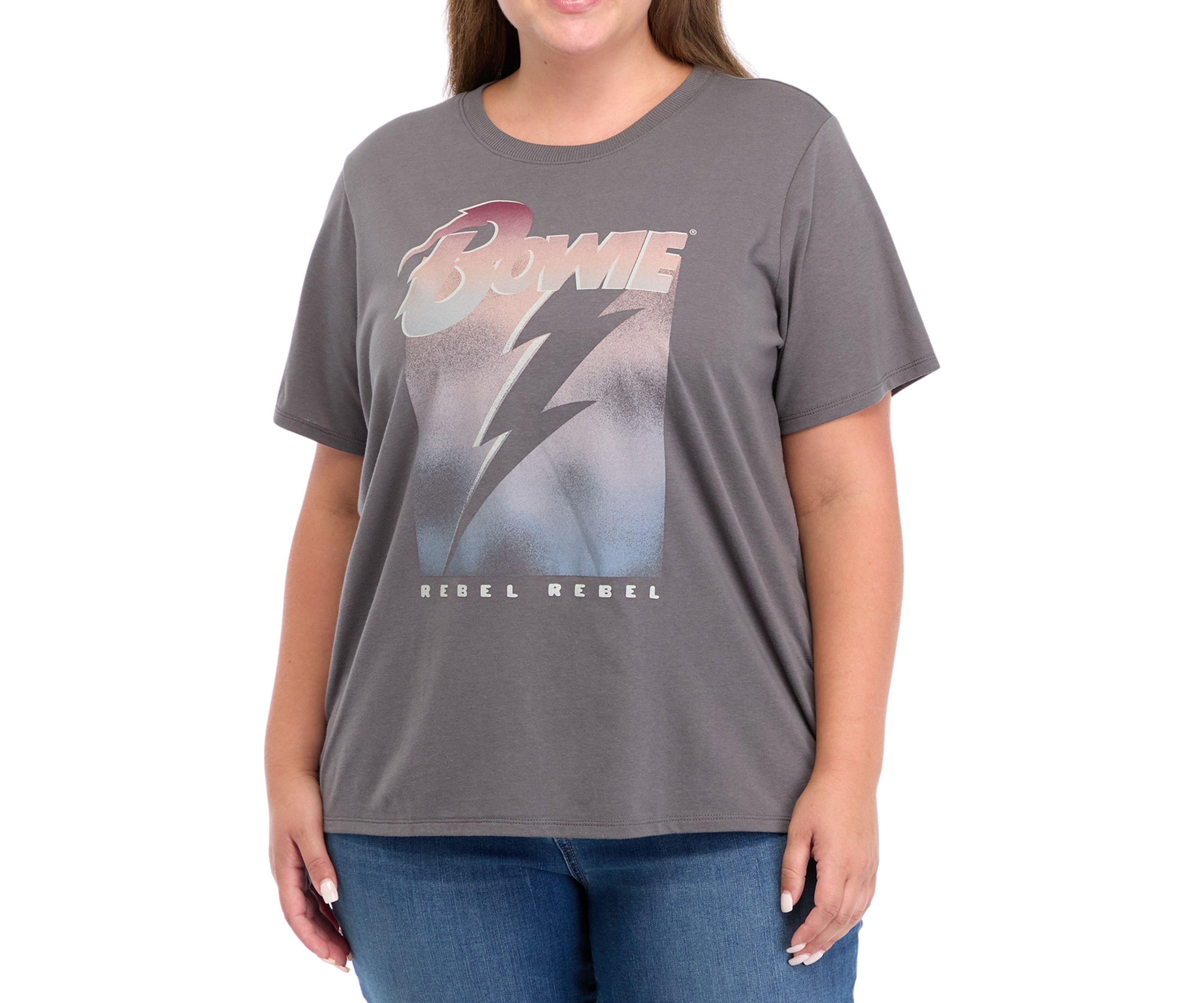 Plus Size Bowie Graphic T-Shirt 
