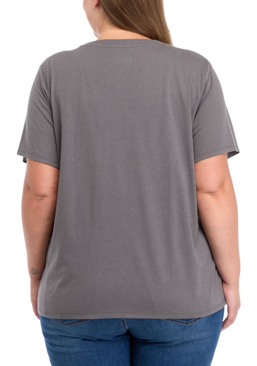 Plus Size Bowie Graphic T-Shirt 