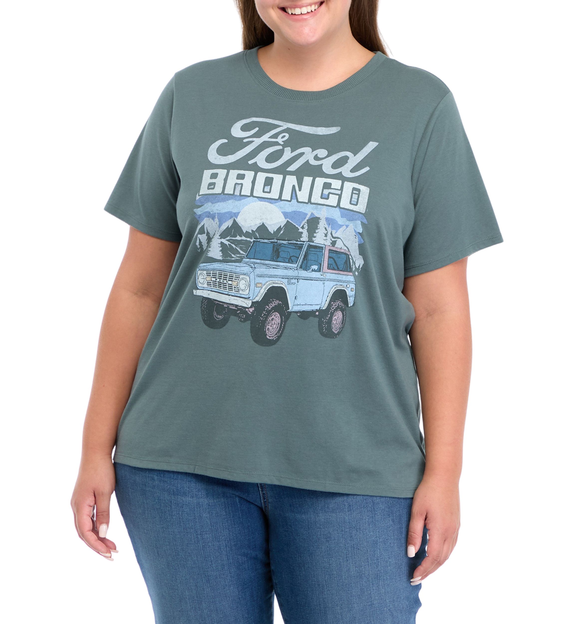 Plus Size Bronco Graphic T-Shirt