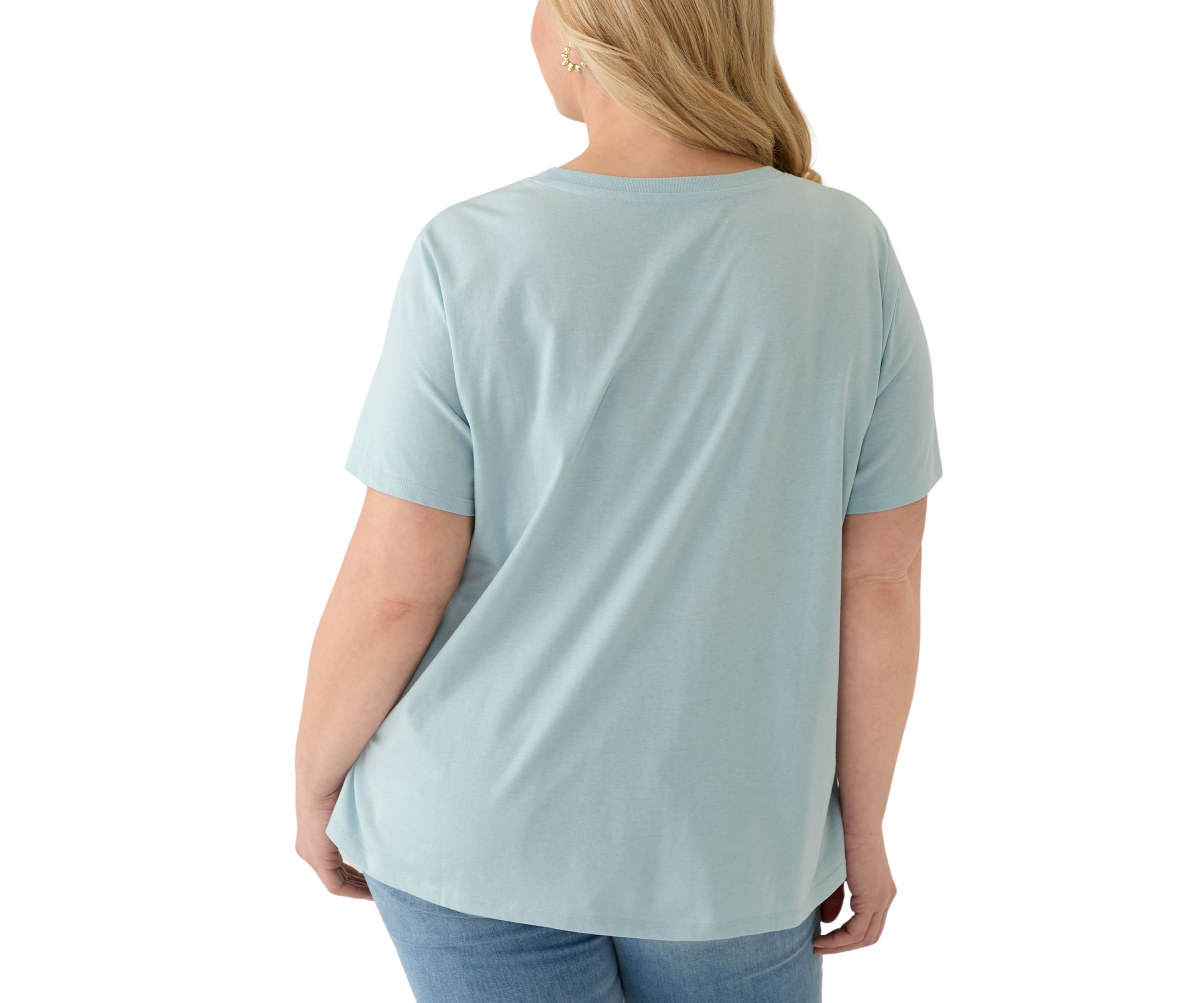 Plus Size Moon Tour Pigment Wash Graphic T-Shirt